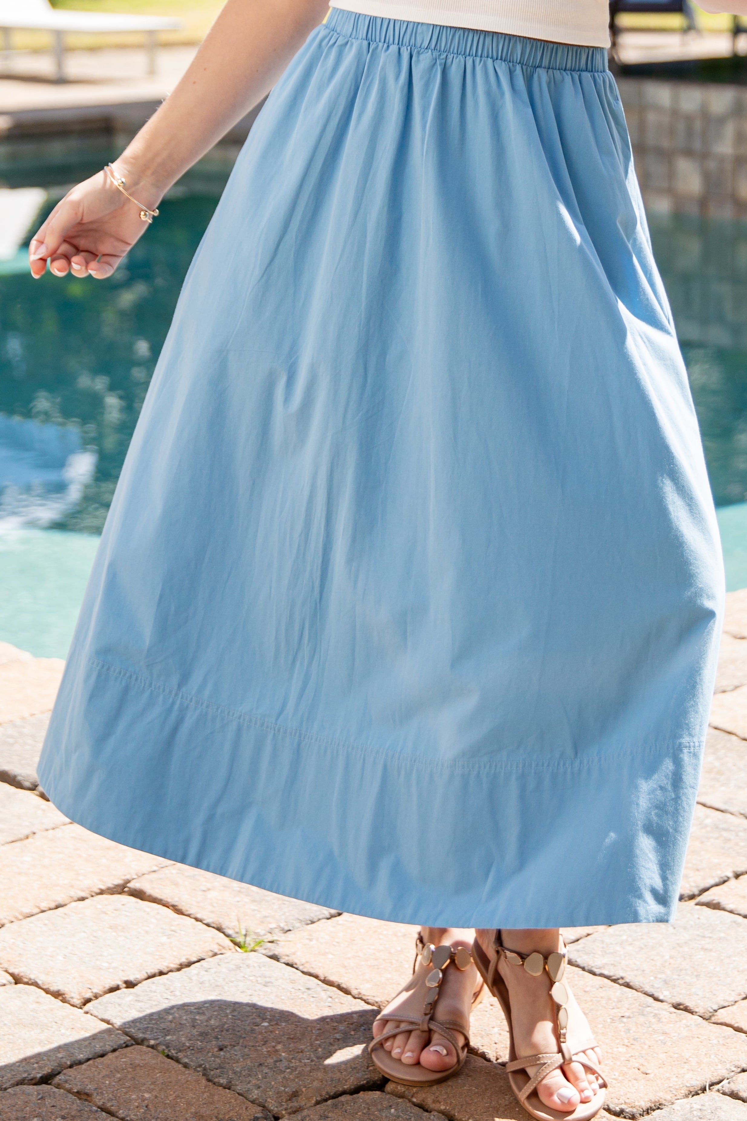 Rooftop In Ravello Maxi Skirt