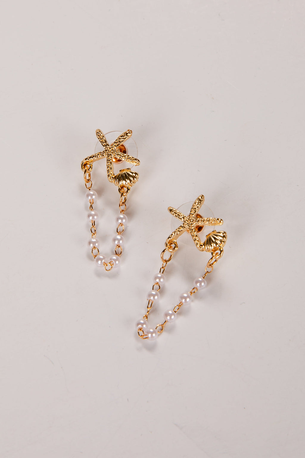 Aubri Pearl Drop Cream Earrings
