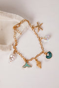 Delaney Drift Gold Charm Bracelet