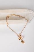 Erika Gold Shell Charm Necklace