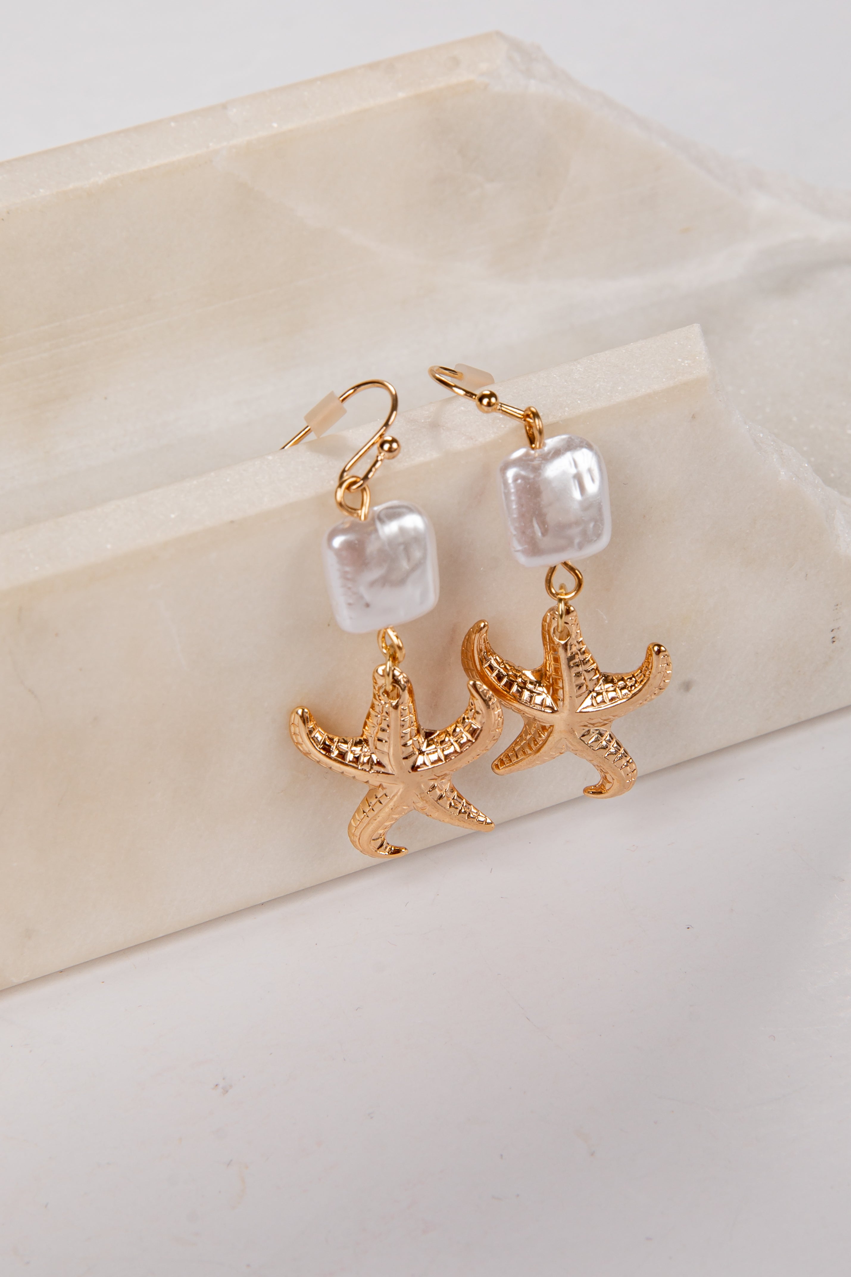 Kinsley Cove Gold Starfish Earrings
